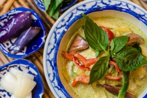 Sala Thai Lunch Platter Green Curry