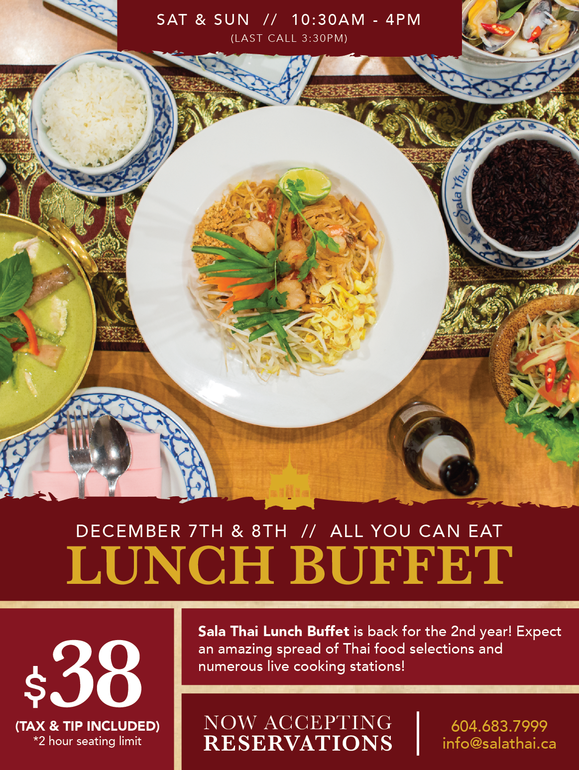 Sala Thai Lunch Buffet 2019